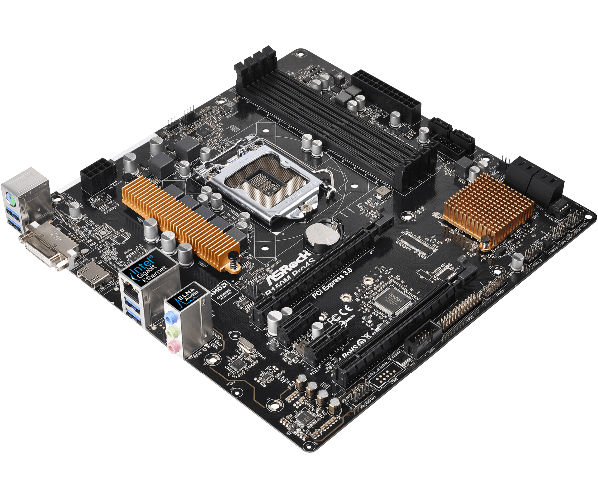 Asrock b150m hds подключение